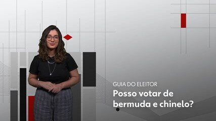 Guia do eleitor: posso votar de bermuda e chinelo?