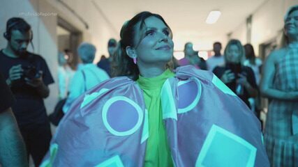 Os bastidores da apresentação de Aline Barros no Ginásio do Ibirapuera