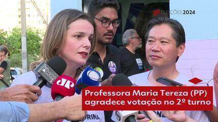 Professora Maria Tereza (PP) agradece votação no 2º turno