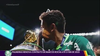 Palmeiras renova contrato de Marcos Rocha até o fim de 2025