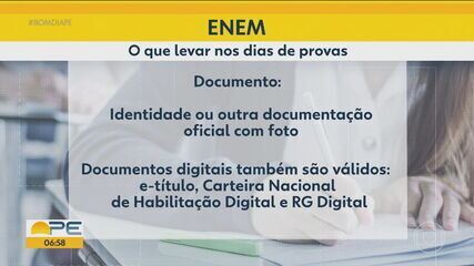 Enem 2024: Veja o que pode e o que não pode na prova