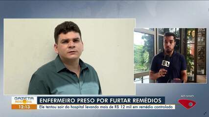 Enfermeiro é preso por furtar remédios controlados de hospital