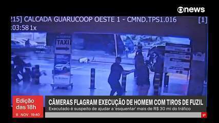 Câmeras flagram execução de homem no aeroporto de Guarulhos em SP