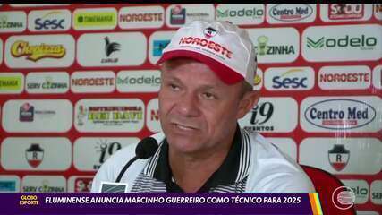 Fluminense-PI anuncia Marcinho Guerreiro como técnico para temporada de 2025