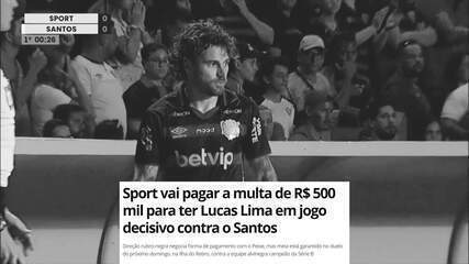 Deu tudo certo: Sport paga multa para ter Lucas Lima e ele marca gols decisivos no acesso