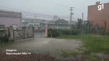 Chuva em Bagé, no domingo