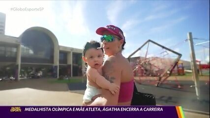 Medalhista olímpica e mãe atleta, Ágatha encerra a carreira