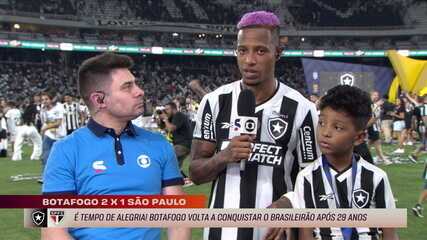 Tchê Tchê fala sobre chegada de Textor na história do Botafogo: "Veio para engrandecer o clube"