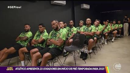 Atlético-PI faz apresentação oficial do elenco para Piauiense de 2025