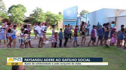 Paysandu adere ao 'Gatilho Social'