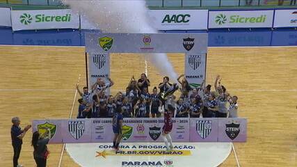 Marechal Rondon 4 (0) x (1) 2 Cascavel | Gols | Campeonato Paranaense Feminino de Futsal