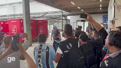 Renato Portaluppi se despede da torcida do Grêmio