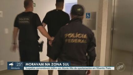 Suspeitos comandavam tráfico em Monte Alto de apartamentos em Ribeirão Preto