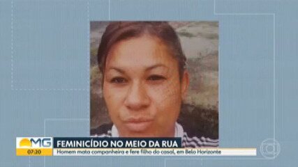 Homem é preso suspeito de matar a mulher e ferir filho de 10 anos; vítima foi esfaqueada no meio da rua