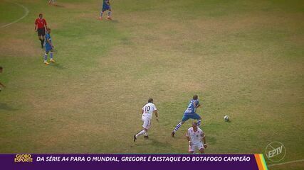 Volante Gregore do Botafogo já foi destaque do time de São Carlos