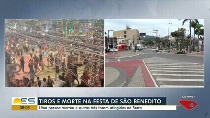 Uma pessoa morre e outras três ficam feridas em confusão durante festa na Serra