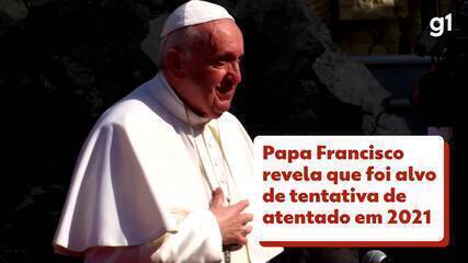 Papa Francisco revela que foi alvo de tentativa de atentado em 2021