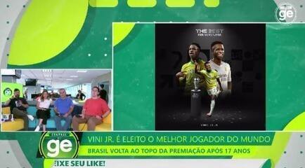 Vini Jr. é eleito o melhor jogador do mundo no prêmio The Best