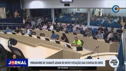 Vereadores de Taubaté adiam votação das contas de Ortiz Junior