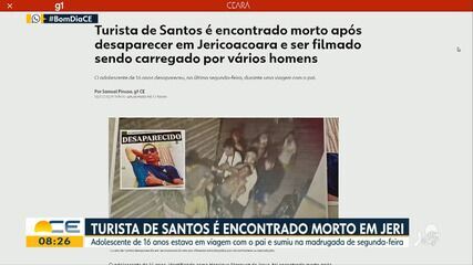 Turista de 16 anos é encontrado morto em Jericoacoara