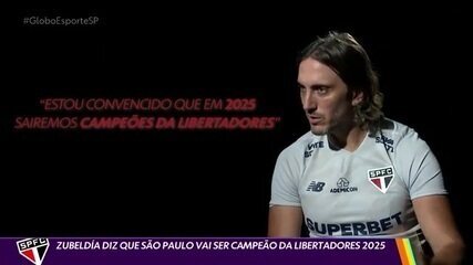 Zubeldía diz que São Paulo vai ser campeão da Libertadores em 2025