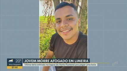 Jovem morre afogado na Lagoa do Horto Florestal, em Limeira