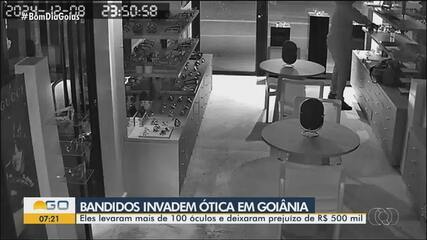 Criminosos invades ótica de Goiânia