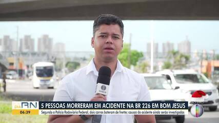 5 pessoas morreram em acidentes de trânsito no fim de semana