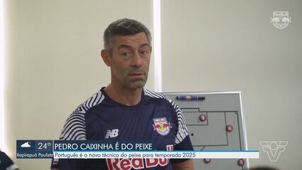 Santos FC anuncia o técnico Pedro Caixinha