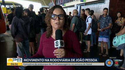 Confira a movimentação na rodoviária de João Pessoa