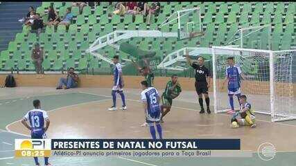 Presentes de Natal no futsal: Atlético-PI anuncia primeiros jogadores para a Taça Brasil