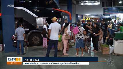 Movimento na rodoviária e aeroporto de Petrolina aumenta no final de ano