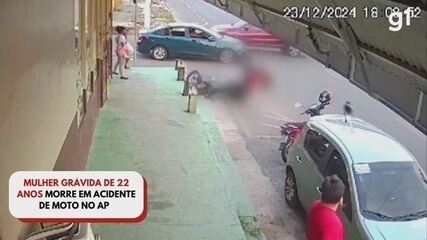 Mulher grávida de 22 anos morre em acidente de moto no AP