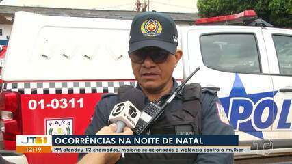 PM atendeu 12 ocorrências durante madrugada de natal em Santarém