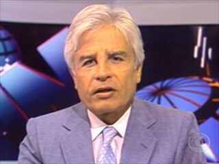 Reportagens do Jornal Nacional sobre a votação da emenda Dante de Oliveira, em 25/04/1984.