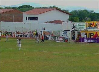 Vídeo: confira os gols da goleada do Serra Talhada sobre o Santa Cruz por 3 a 0