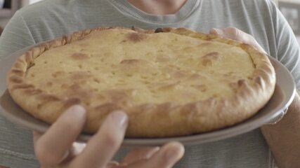 Calzone de cebola roxa 