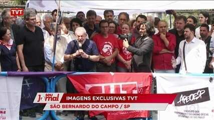 Ex-presidente Lula afirma que se entregou para provar inocência