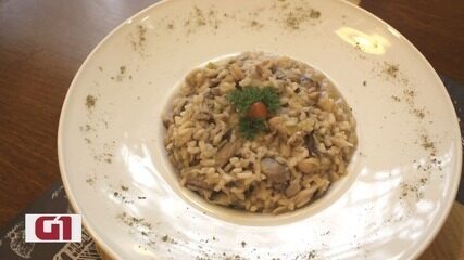 Culinária #013: Risoto vegano de cogumelos e alho poró é cremoso e saboroso