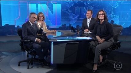 Luana Borba, do Amazonas, e Sandro Dalpícolo, do Paraná, apresentam o JN no sábado (14)