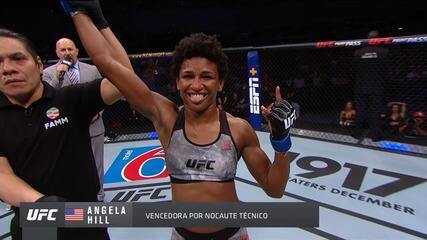 Melhores momentos de Ariane Sorriso x Angela Hill no UFC Cidade do México