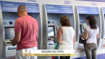 Saques do FGTS: adesão ao saque-aniversário começa nesta terça-feira (1)