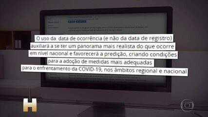 Ministério da Saúde vai fazer nova mudança na divulgação dos dados de Covid-19. Jornal Hoje, 08/06/2020