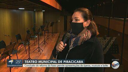 Obra no Teatro Municipal de Piracicaba é concluída