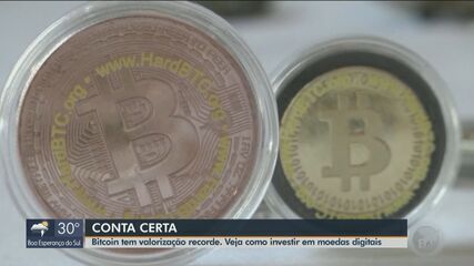 Conta Certa: Com valorização recorde da bitcoin, veja como investir em moedas digitais