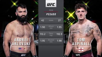 UFC Blaydes x Lewis - Andrei Arlovski x Tom Aspinal