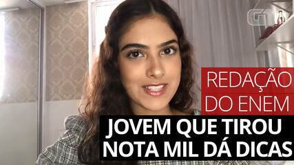 Redação do Enem em 1 Minuto: jovem que tirou nota mil dá dicas para escrever um bom texto