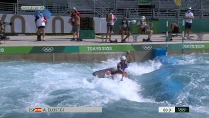 Ana Sátila fica em 5º na primeira volta das eliminatórias da canoagem slalom em Tóquio