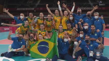 Brasil passa fácil pela Coreia e vai à final do vôlei feminino contra EUA