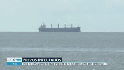 Sobe para 17 o nº de tripulantes com Covid-19 em navio ancorado no Rio Amazonas